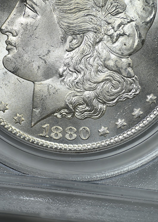 1880/9-S Morgan Dollar $1 PCGS MS66 CAC OGH