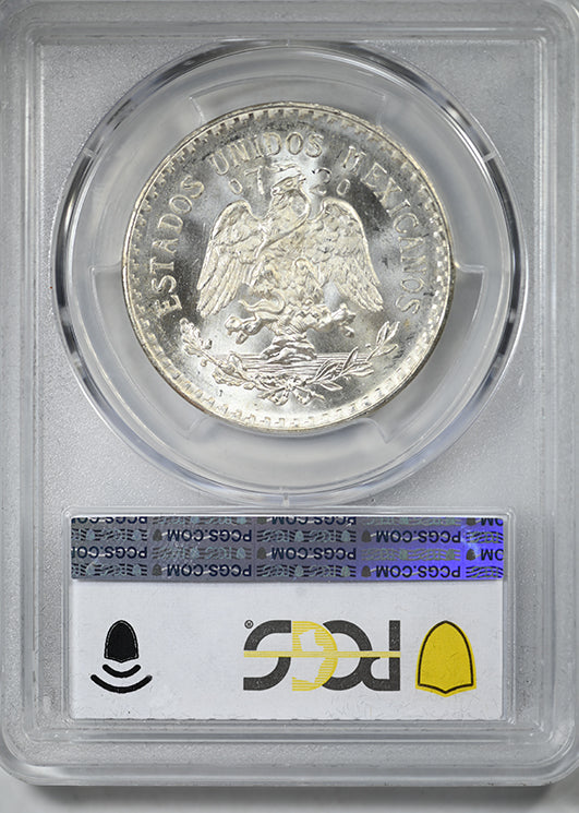 1932-M Mexico Silver Peso PCGS MS66 - Open 9 KM-455