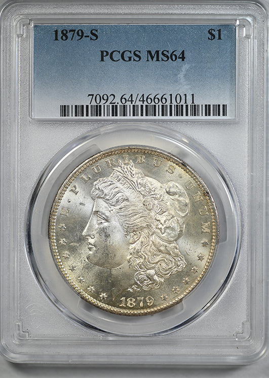 1879-S Morgan Dollar $1 PCGS MS64