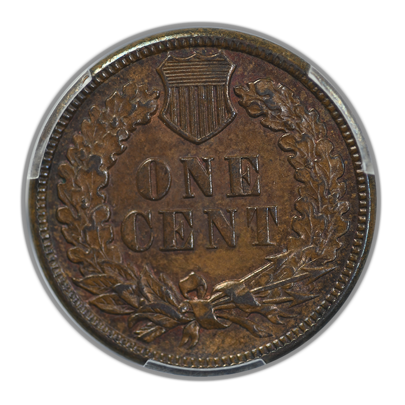 1881 Indian Head Cent 1C PCGS AU58 Reverse