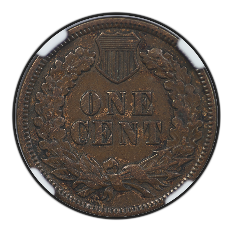 1871 Indian Head Cent 1C NGC XF40BN Reverse