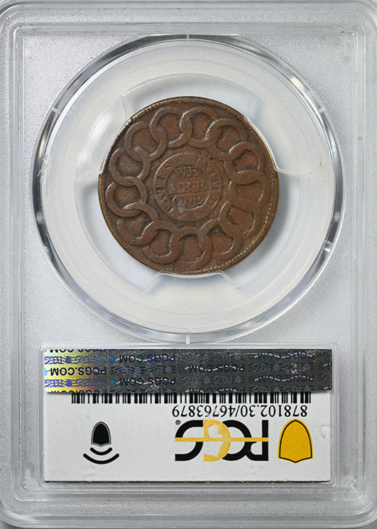 1787 Fugio Cent 1C PCGS VF30 Newman 14-O