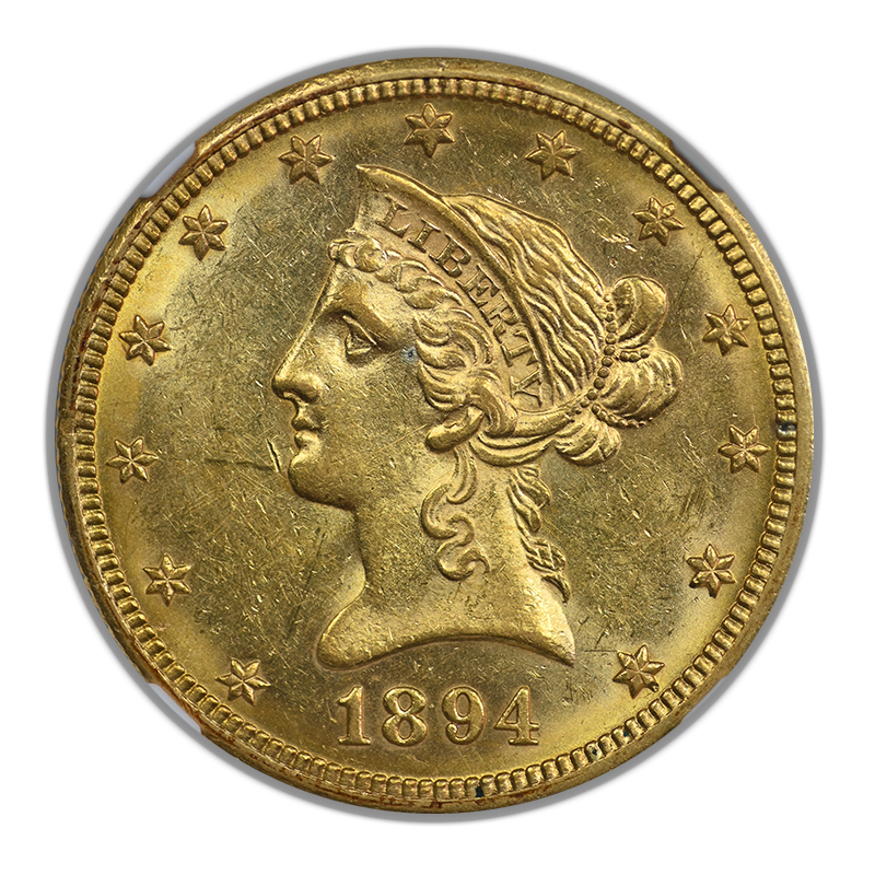 1894-O Liberty Head Gold Eagle $10 NGC MS61