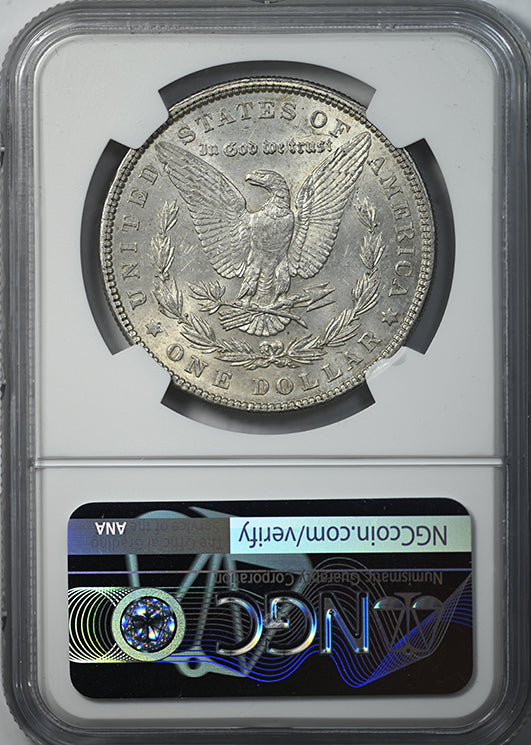 1904 Morgan Dollar $1 NGC MS61 Reverse Slab