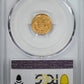 1874 Type 3 Gold Dollar G$1 PCGS MS62 Reverse Slab