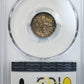 1964 Roosevelt Dime 10C PCGS MS65 - RAINBOW TONED! Reverse Slab
