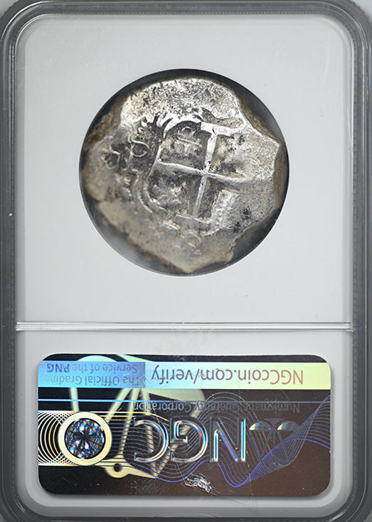 1751 P q Bolivia 8R Reales Cob NGC XF40
