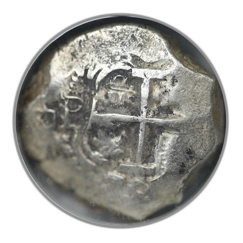 1751 P q Bolivia 8R Reales Cob NGC XF40