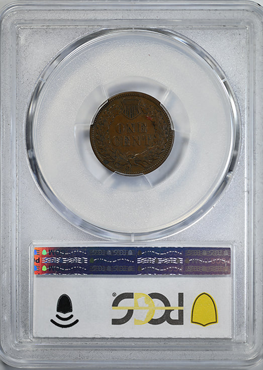 1876 Bronze Indian Head Cent 1C PCGS VF25 Reverse Slab