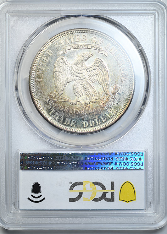 1878-S Trade Dollar T$1 PCGS MS62+ - TONED!