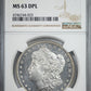 1885 Morgan Dollar $1 NGC MS63DMPL - Deep Mirror Prooflike