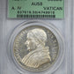 1834-R Italy Vatican City Silver Scudo PCGS AU58 OGH