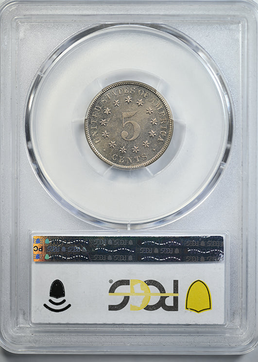 1883 Shield Nickel 5C PCGS MS65 Reverse Slab