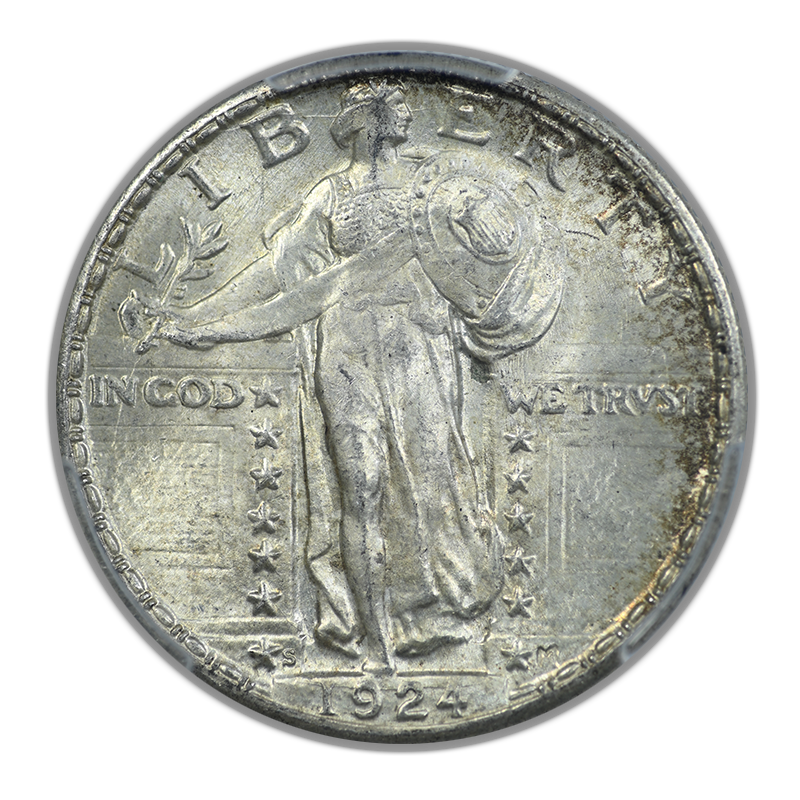 1924-S Standing Liberty Quarter 25C PCGS MS64