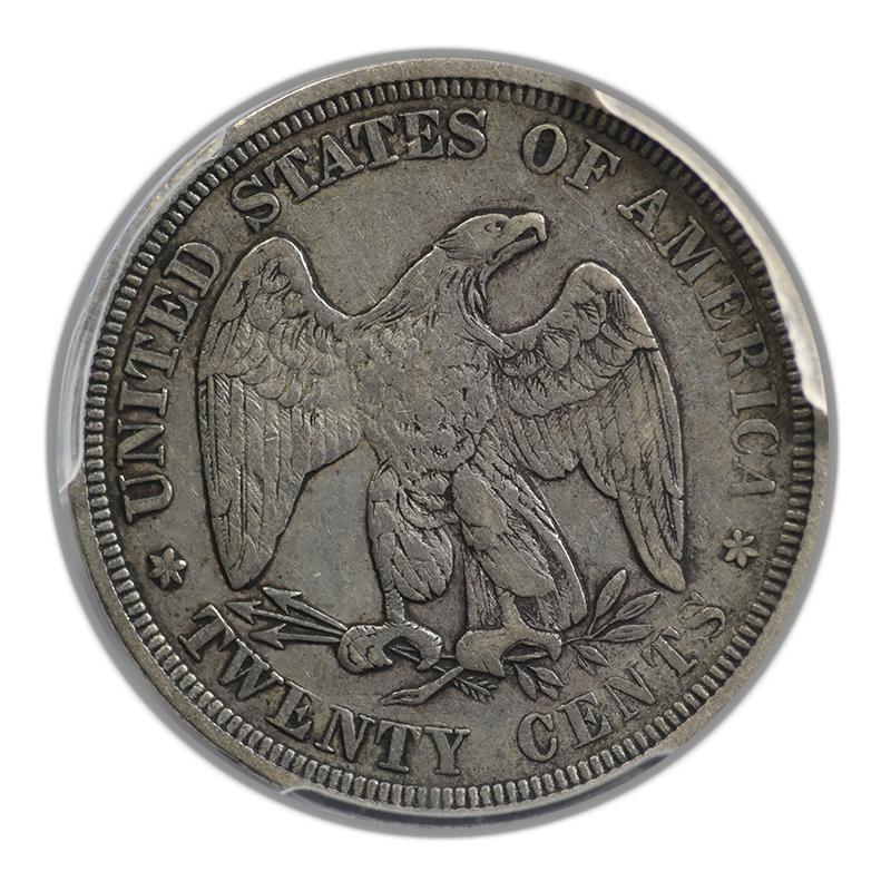 1875 Twenty Cent Piece 20C PCGS VF35