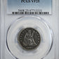 1845 Liberty Seated Quarter 25C PCGS VF25
