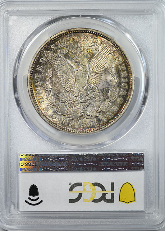 1921-D Morgan Dollar $1 PCGS MS65 - TONED! Reverse Slab