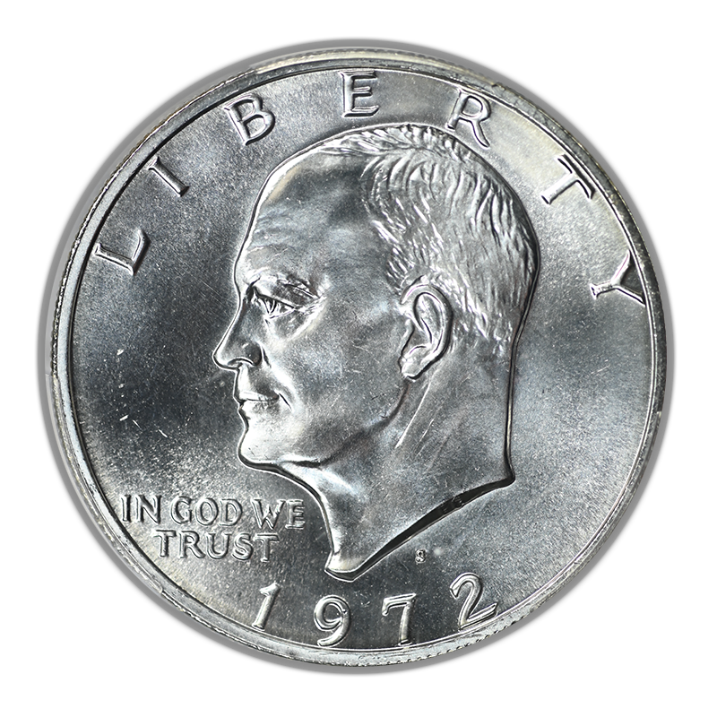 1972-S Silver Eisenhower Ike Dollar $1 PCGS MS67 CAC