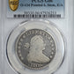 1806 Draped Bust Half Dollar 50C PCGS G06 O-124 Pointed 6, Stem, E/A