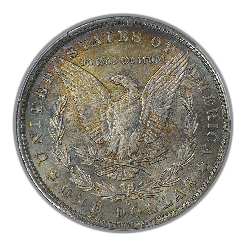 1884-O Morgan Dollar $1 PCGS MS65 - TONED!