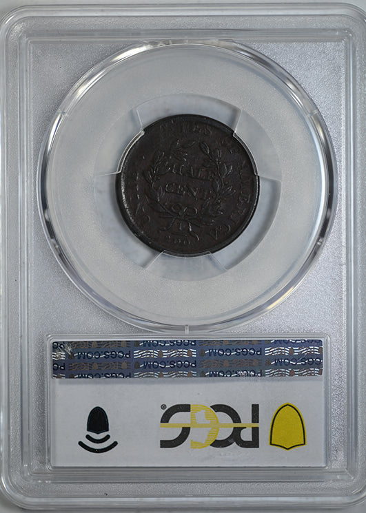 1807 Draped Bust Half Cent 1/2C PCGS G06 Reverse Slab