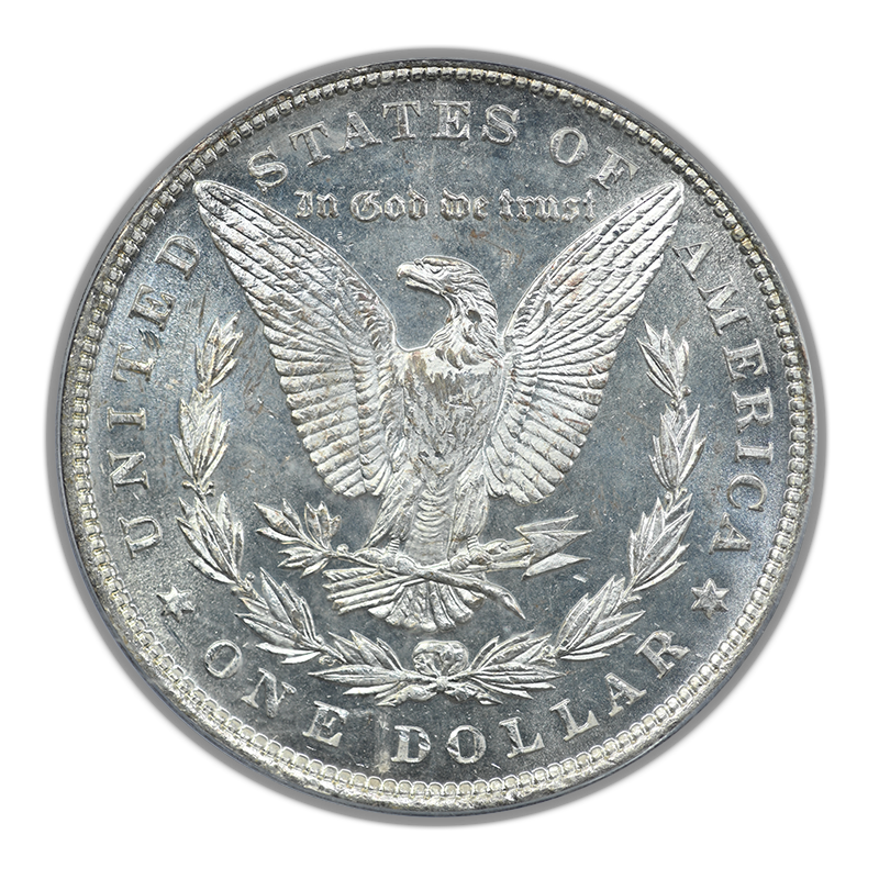 1897 Morgan Dollar $1 MS64PL OGH - Prooflike Reverse