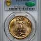 1923-D Saint Gaudens Gold Double Eagle $20 PCGS MS66+ CAC Obverse Slab