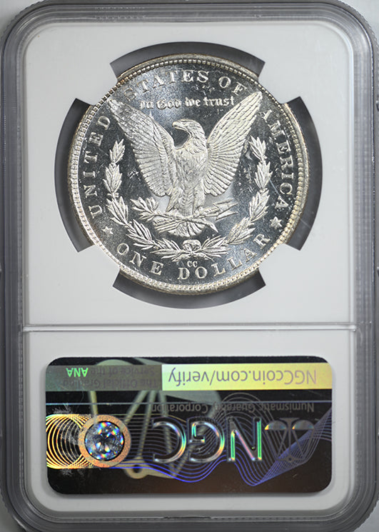 1882-CC Morgan Dollar $1 NGC MS63DMPL - Deep Mirror Prooflike