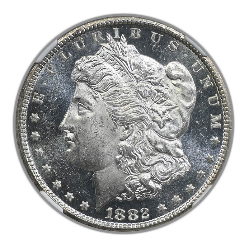 1882-CC Morgan Dollar $1 NGC MS63DMPL - Deep Mirror Prooflike