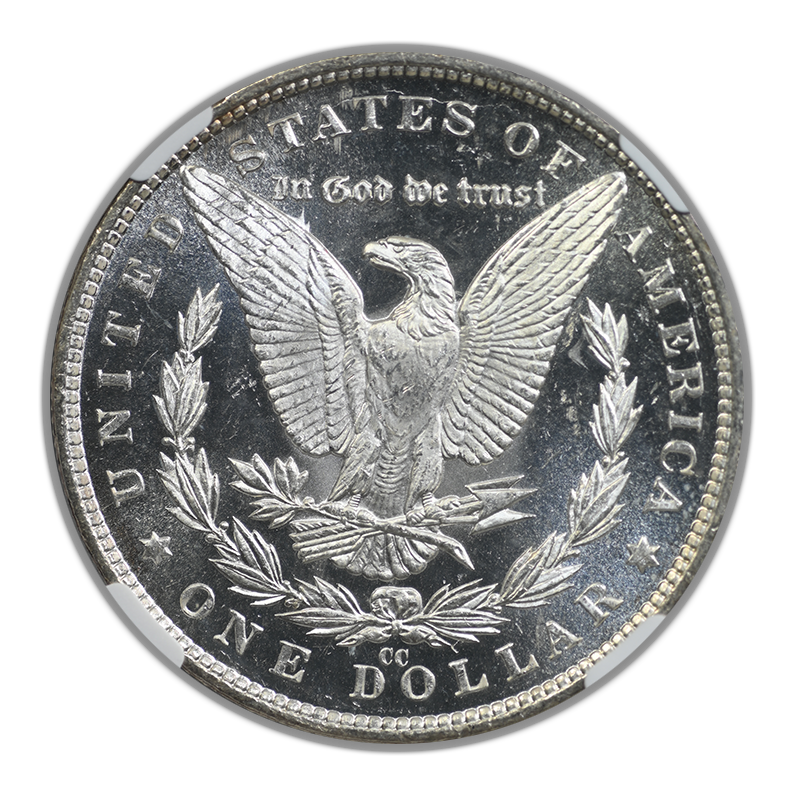 1882-CC Morgan Dollar $1 NGC MS63DMPL - Deep Mirror Prooflike