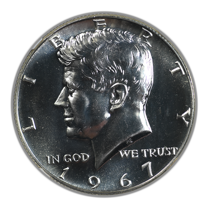 1967 Kennedy Half Dollar 50C NGC MS68 SMS Obverse