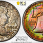 1958-D Franklin Half Dollar 50C PCGS MS67 - RAINBOW TONED!