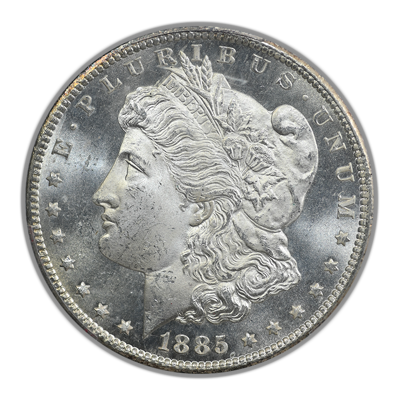 1885-CC Morgan Dollar $1 PCGS MS64+ CAC