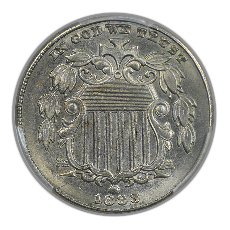 1883 Shield Nickel 5C PCGS MS62