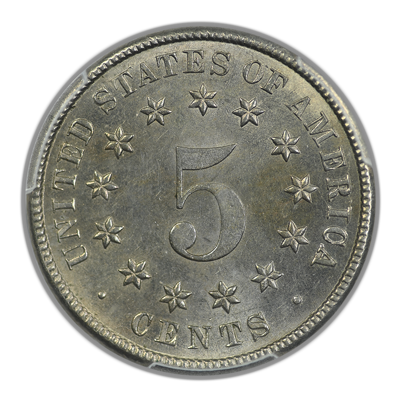 1883 Shield Nickel 5C PCGS MS62
