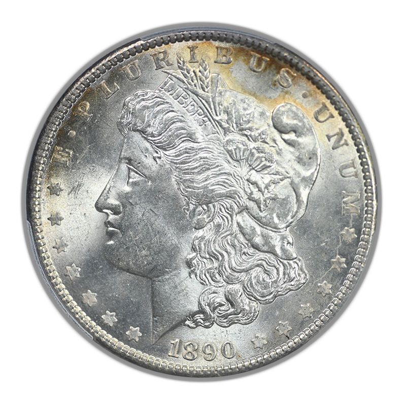 1890 Morgan Dollar $1 PCGS MS63