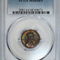 1963 Lincoln Memorial Cent 1C PCGS MS64BN - TONED! Obverse Slab