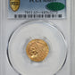 1927 Indian Head Gold Quarter Eagle $2.50 PCGS MS65+ CAC