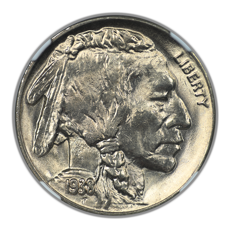 1938-D/S Buffalo Nickel 5C NGC MS67