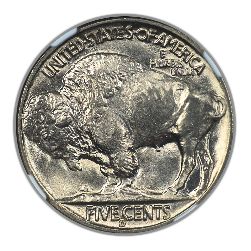 1938-D/S Buffalo Nickel 5C NGC MS67