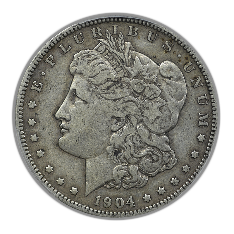 1904-O Morgan Dollar $1 PCGS VF20 Obverse