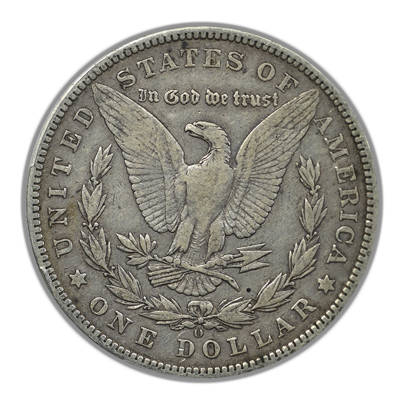 1904-O Morgan Dollar $1 PCGS VF20 Reverse