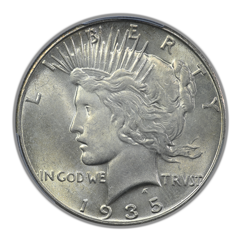 1935 Peace Dollar $1 PCGS MS64