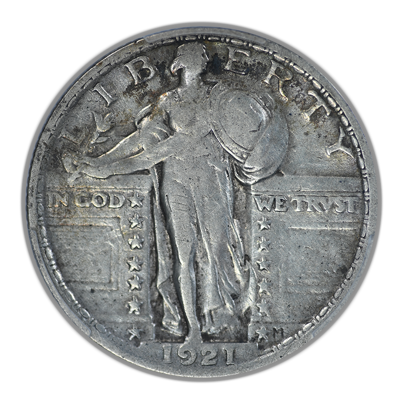 1921 Standing Liberty Quarter 25C PCGS VF30