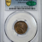1909-S/S Lincoln Wheat Cent 1C PCGS MS64RB CAC - S/Horizontal Obverse Slab