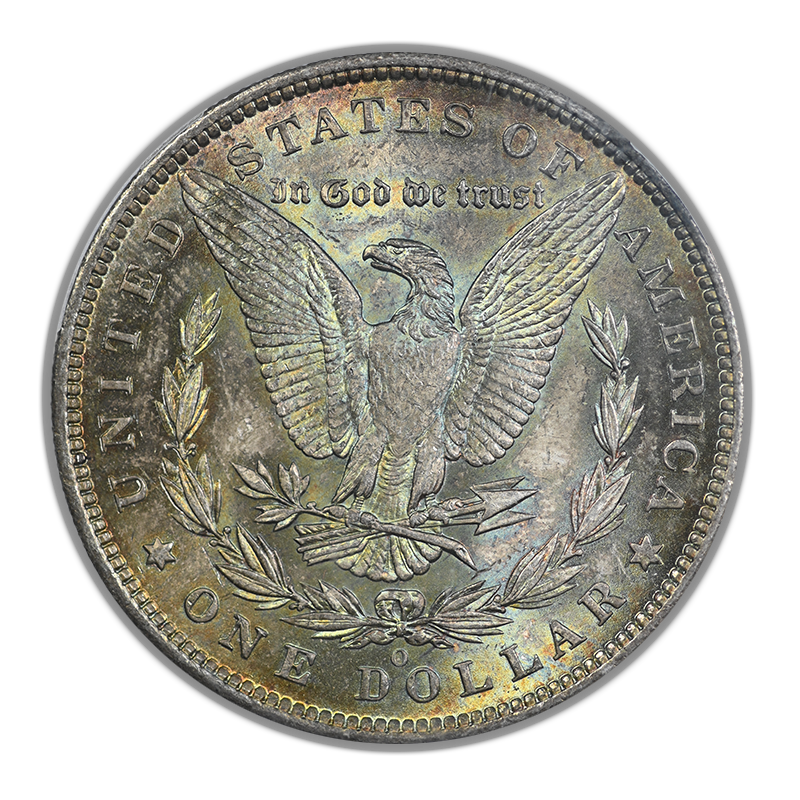 1885-O Morgan Dollar $1 PCGS MS64 CAC - TONED!