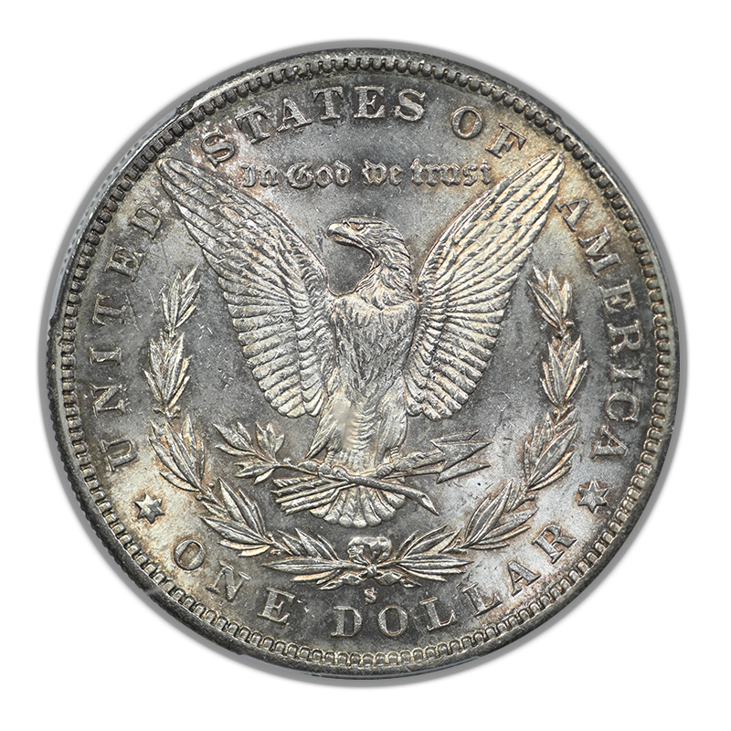 1889-S Morgan Dollar $1 PCGS MS63