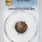 1943 Mercury Dime 10C PCGS MS67 - TONED!