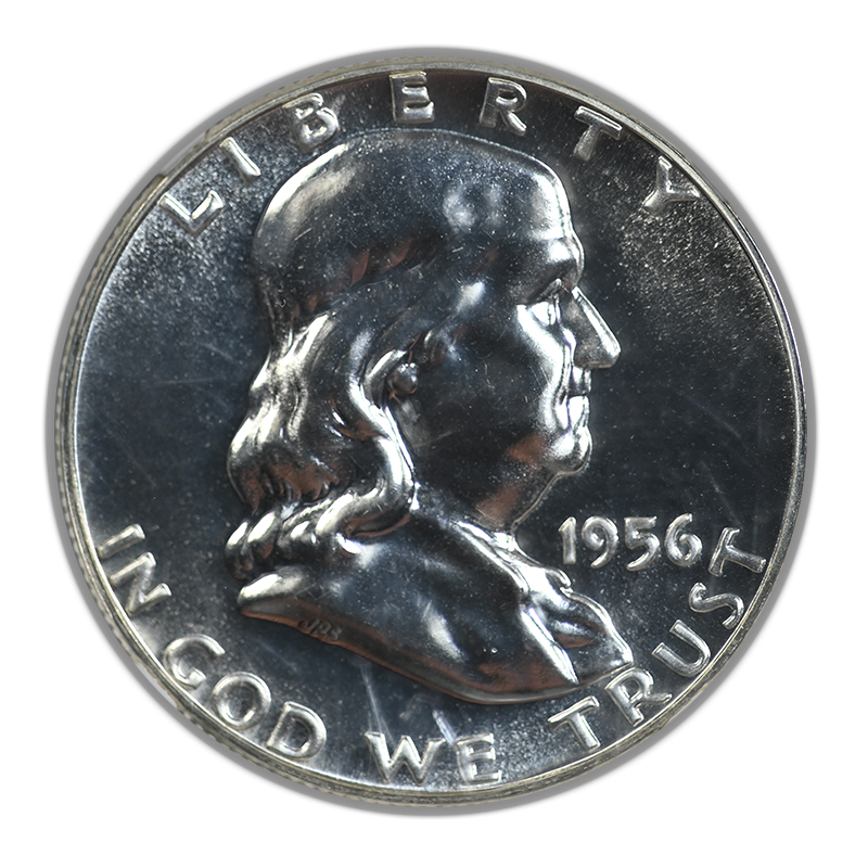 1956 Proof Type 1 Franklin Half Dollar 50C NGC PF68 CAC