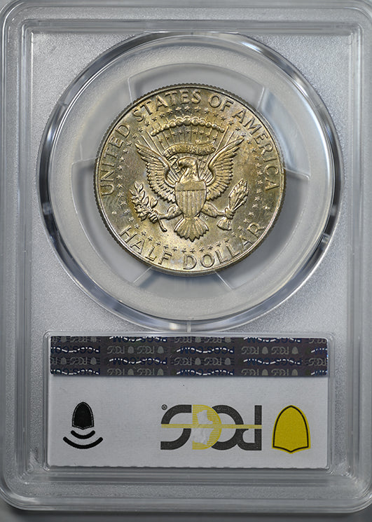 1968-D Kennedy Half Dollar 50C PCGS MS64 - TONED!